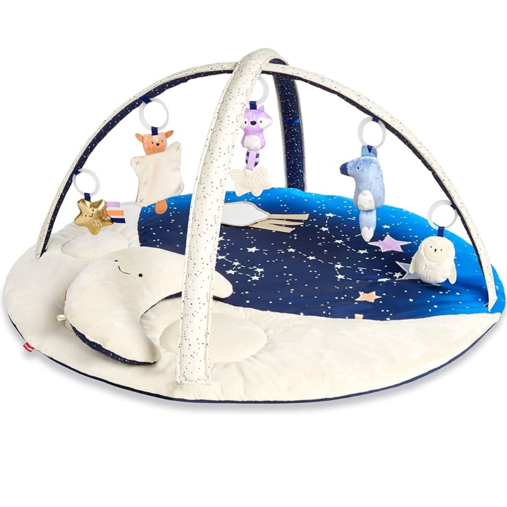 Skip Hop Tummy Time Mat, 3-in-1 Activity Baby Play Gym, Age 0+, Celestial Dreams